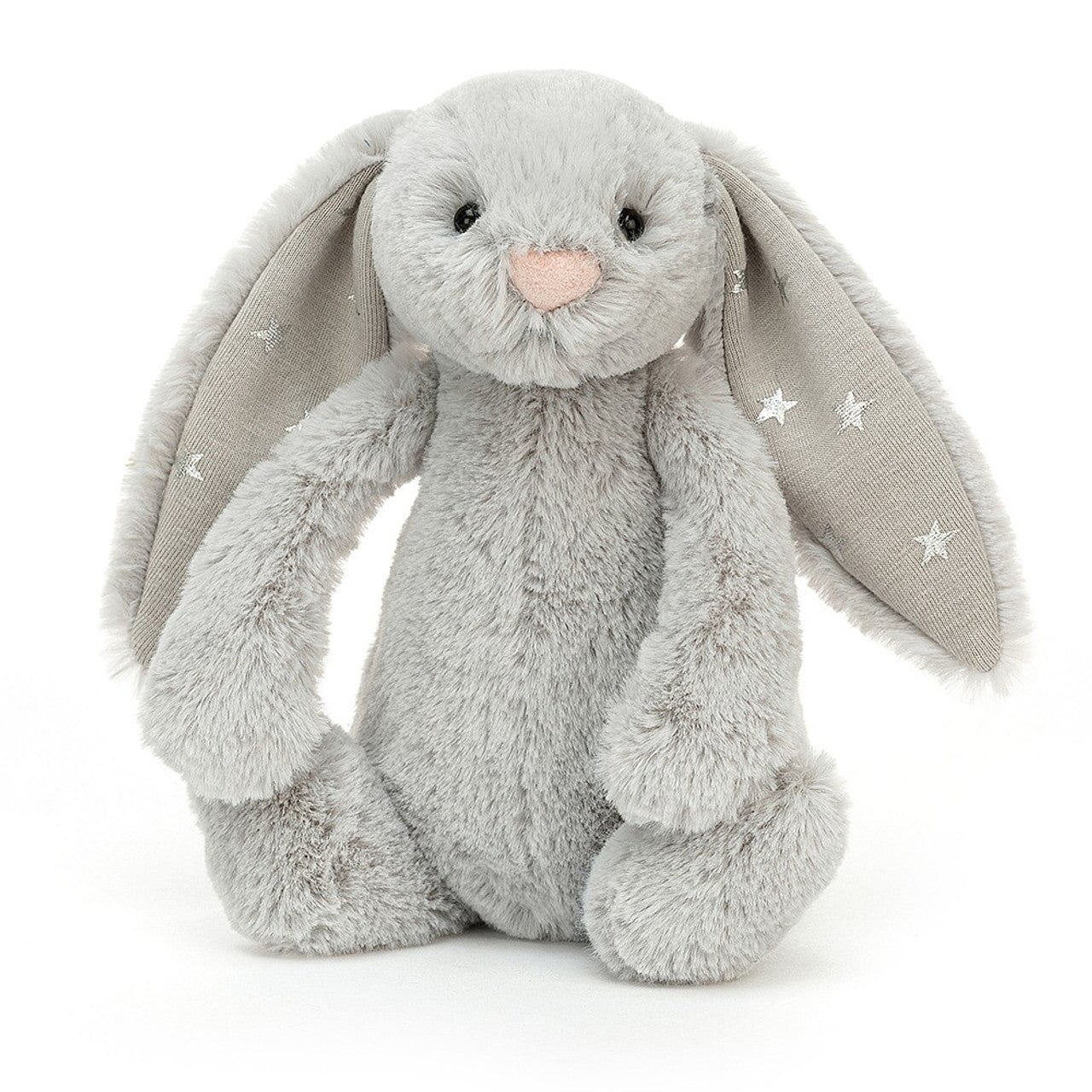 Bashful Shimmer Bunny Small Grey