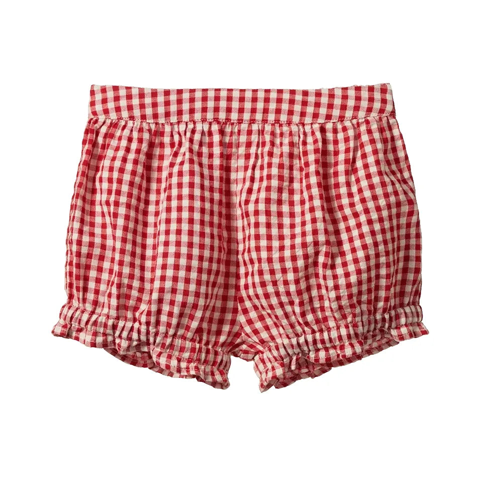 Betty Shorts - Red Gingham