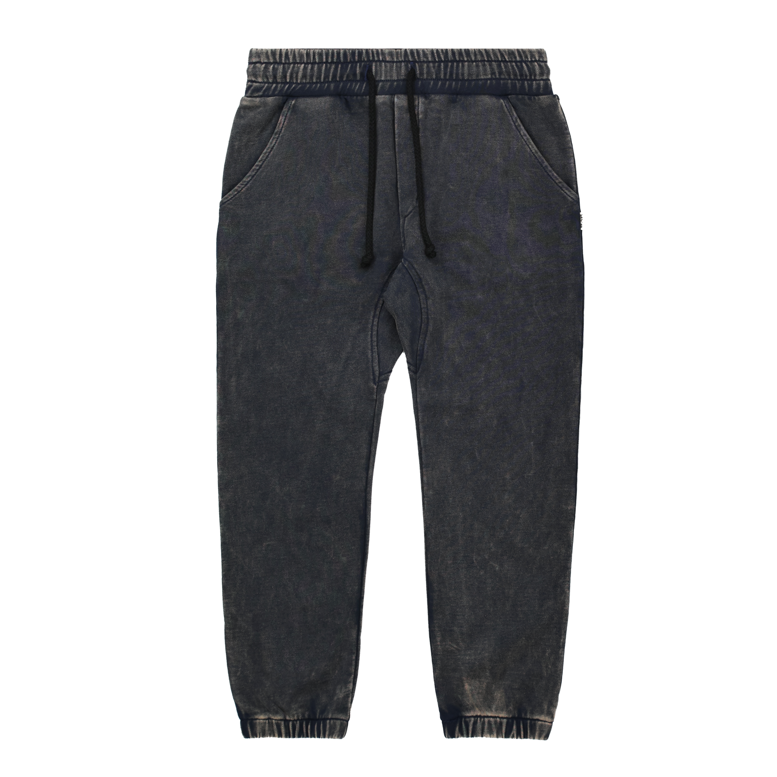 Black Wash Track Pants