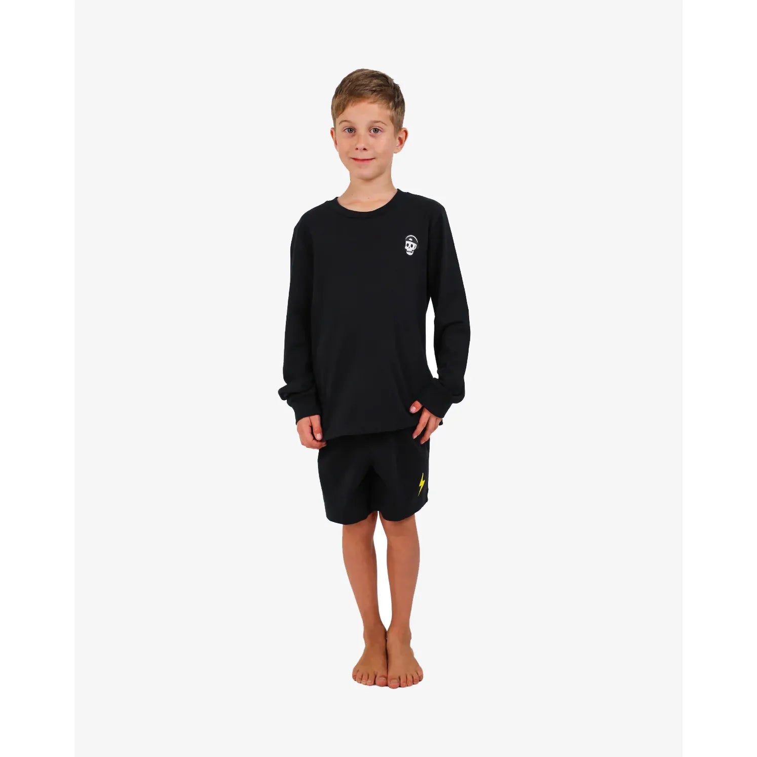 Black Skull Skater Pyjamas