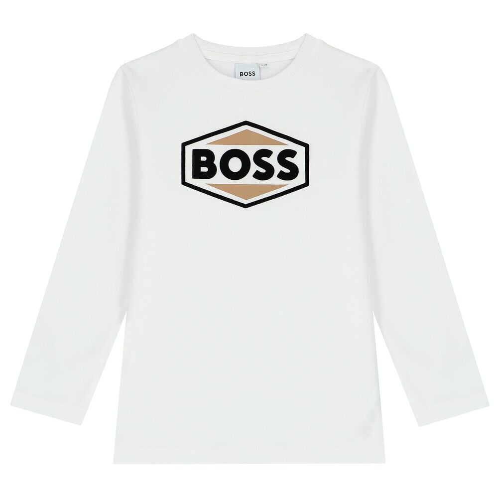 BOSS Logo T-Shirt - White
