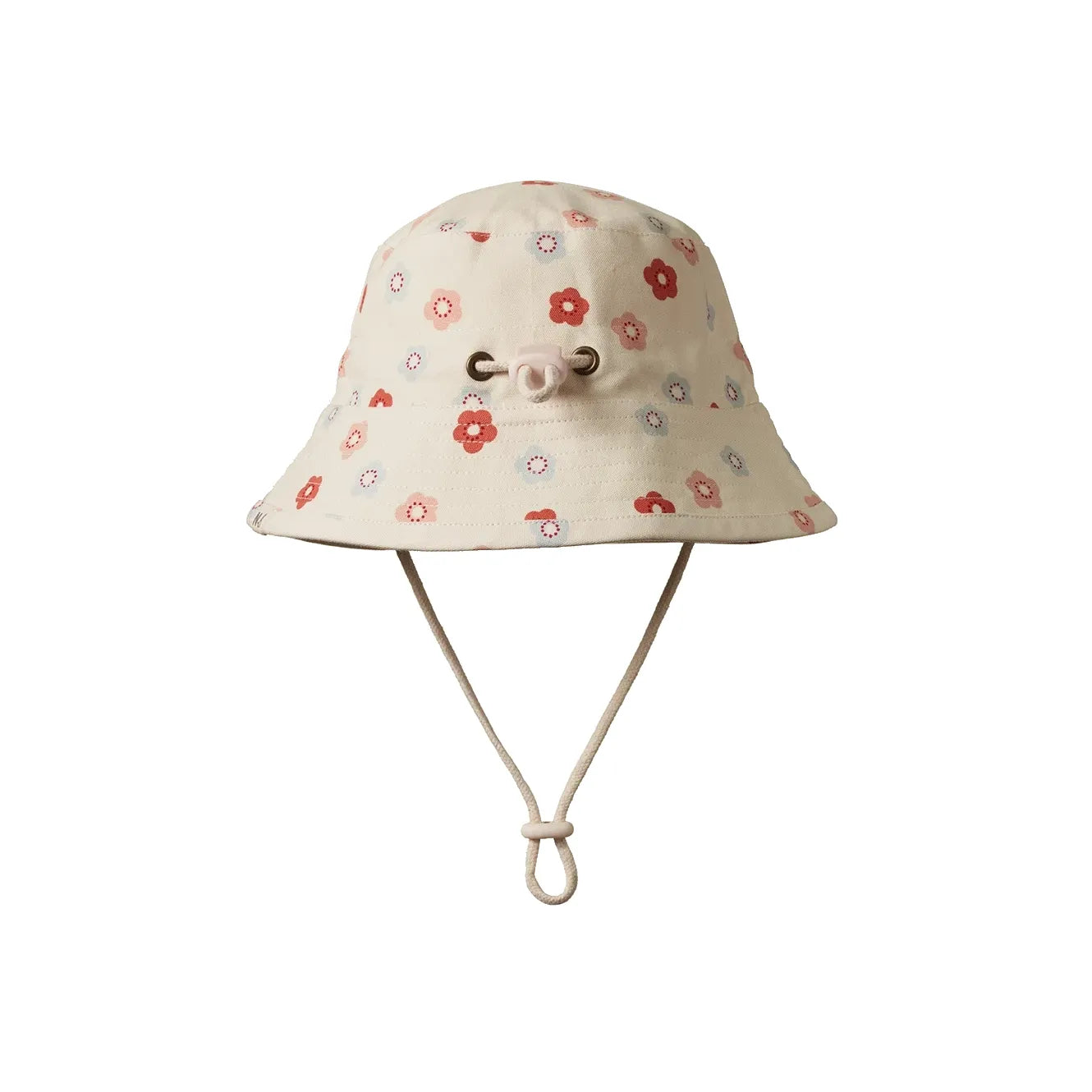Bucket Sunhat - Petite Flora Stamp Print