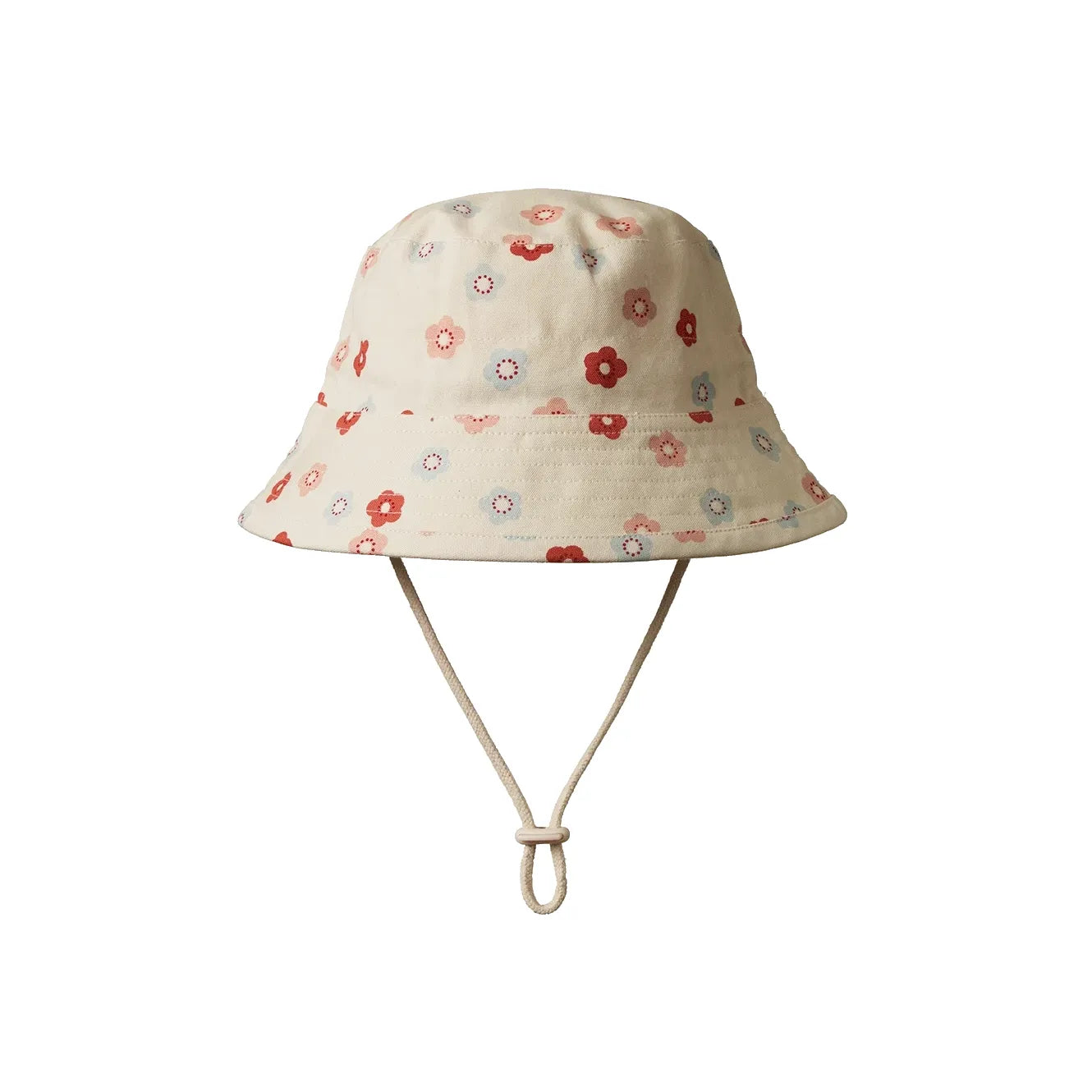 Bucket Sunhat - Petite Flora Stamp Print