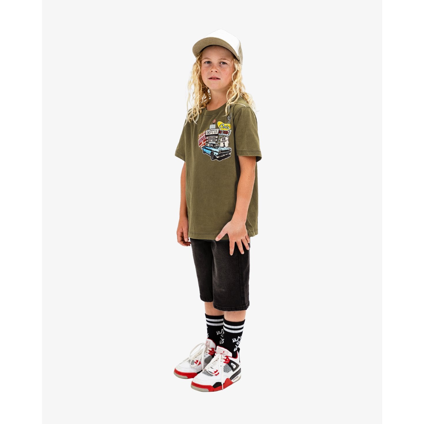 Black Wash Jorts