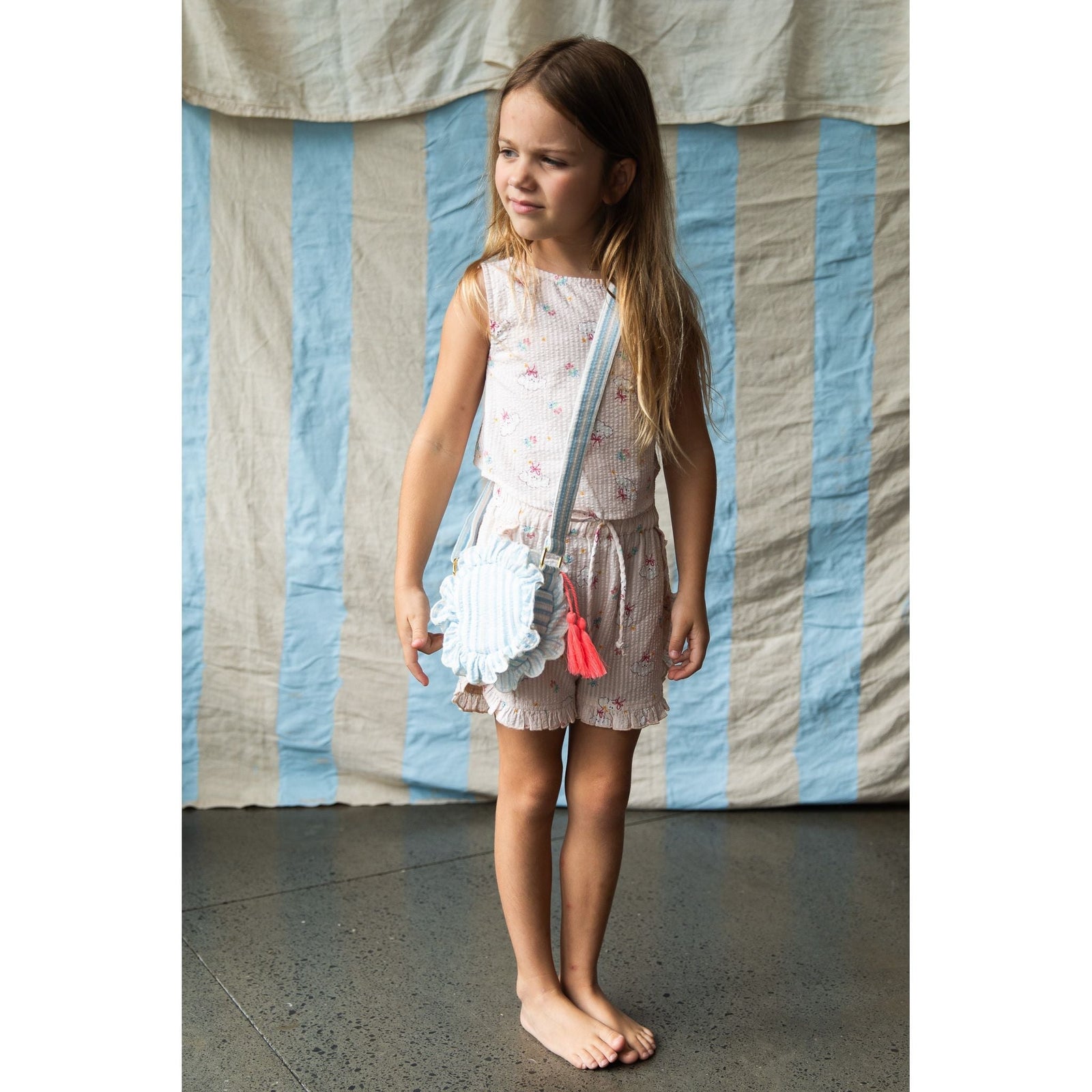 Bloom Handbag-Stripe