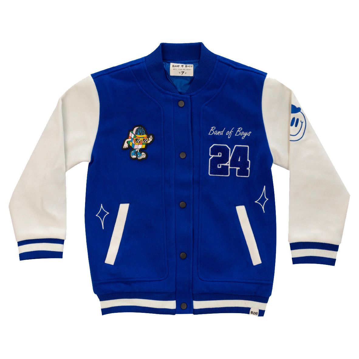 Blue BOB Varsity Jacket