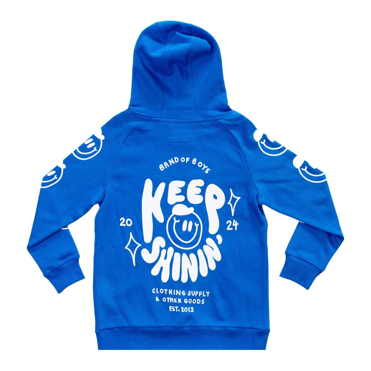 Blue Keep Shining Hood