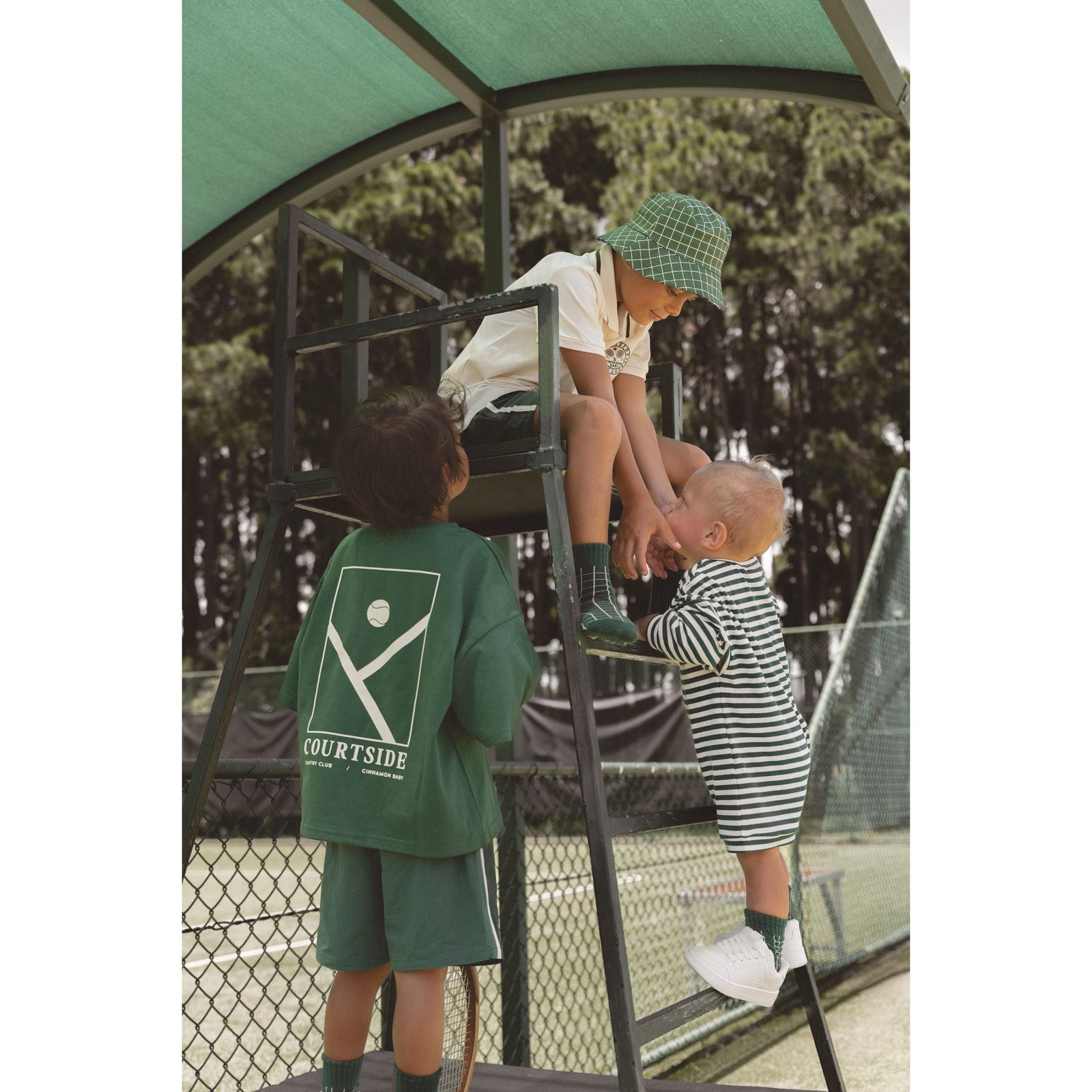 Hampton Romper - Olive