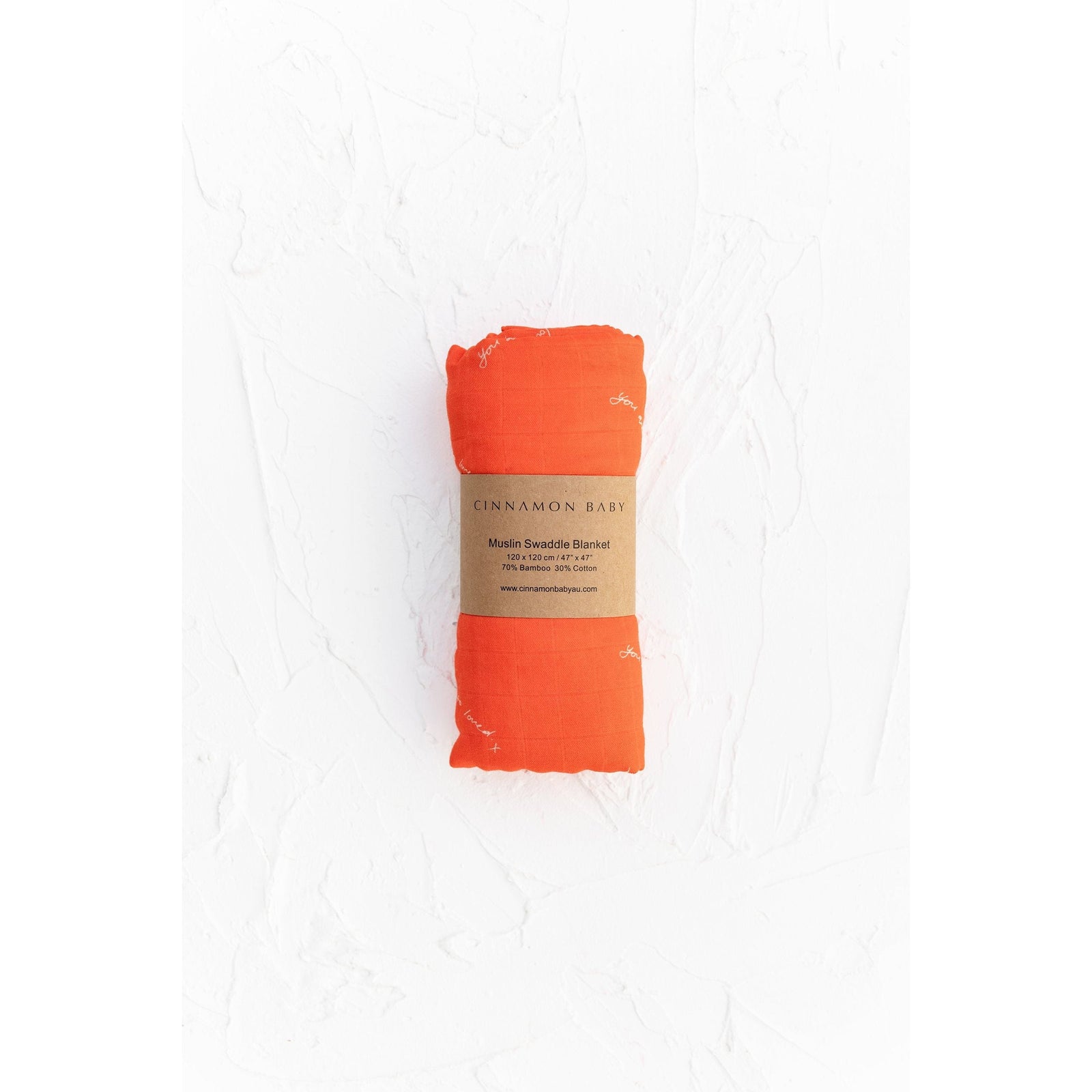 You Are So Loved Swaddle Red