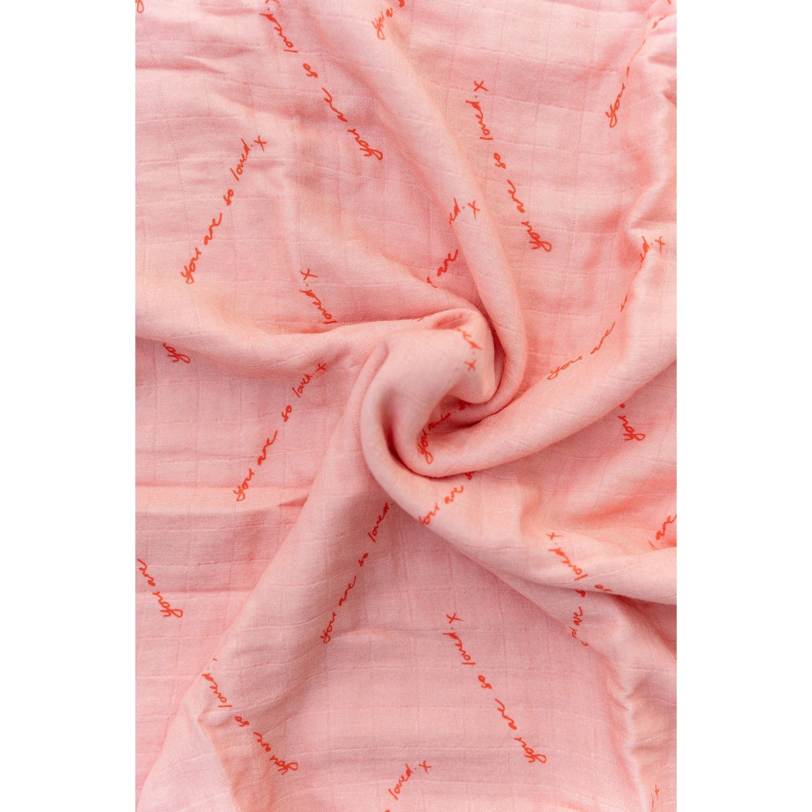 You Are So Loved Swaddle Pink