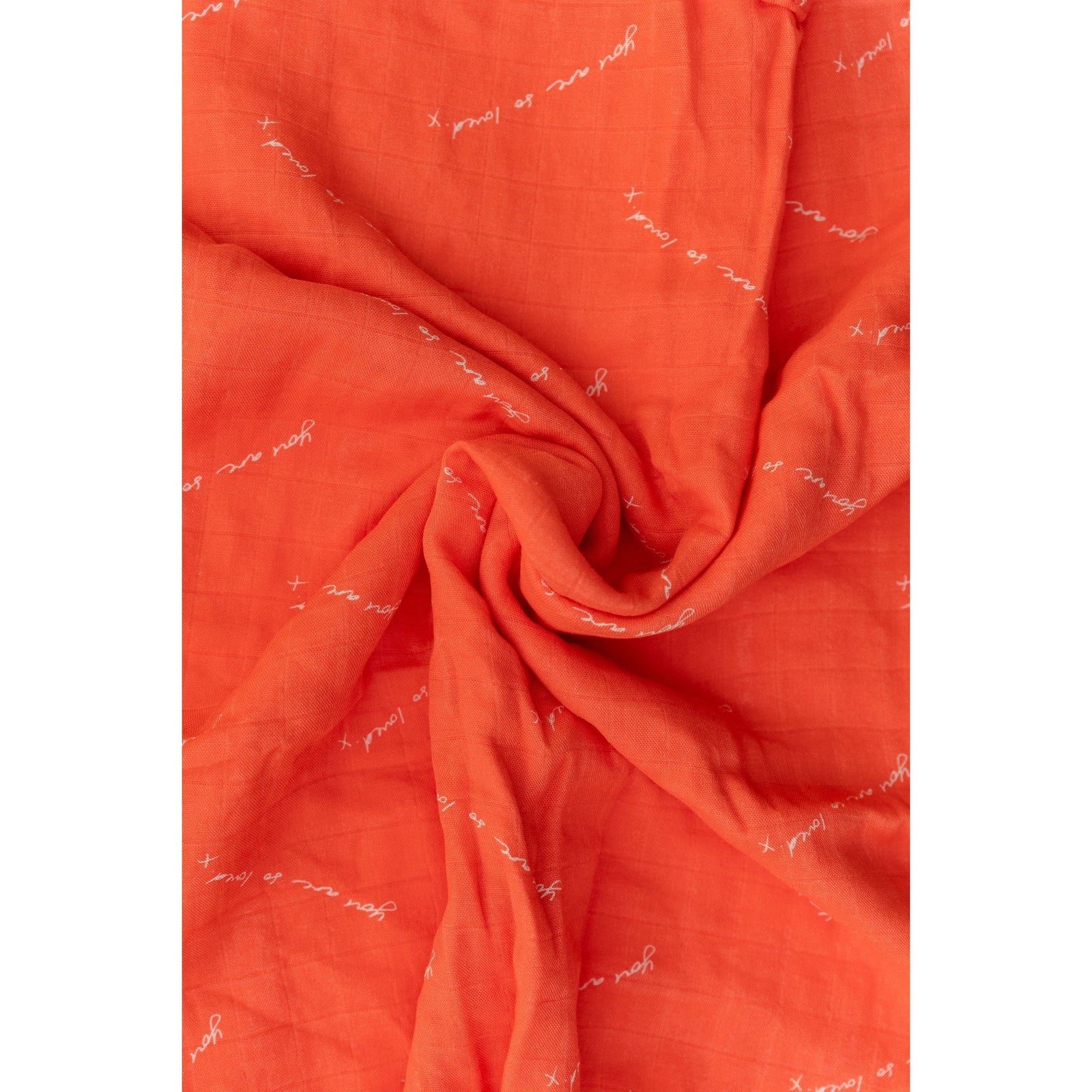 You Are So Loved Swaddle Red
