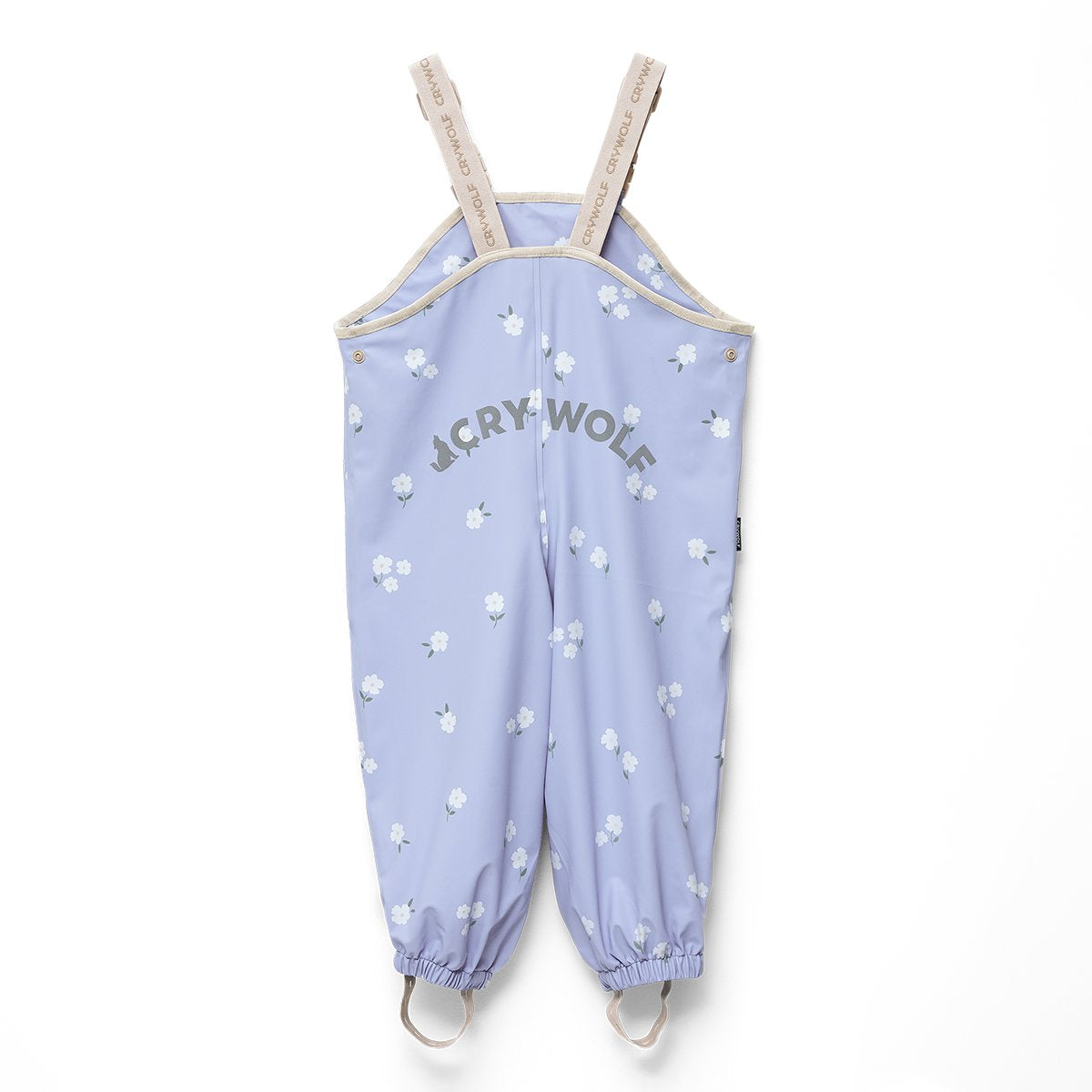 Rain Overalls Floral Periwinkle