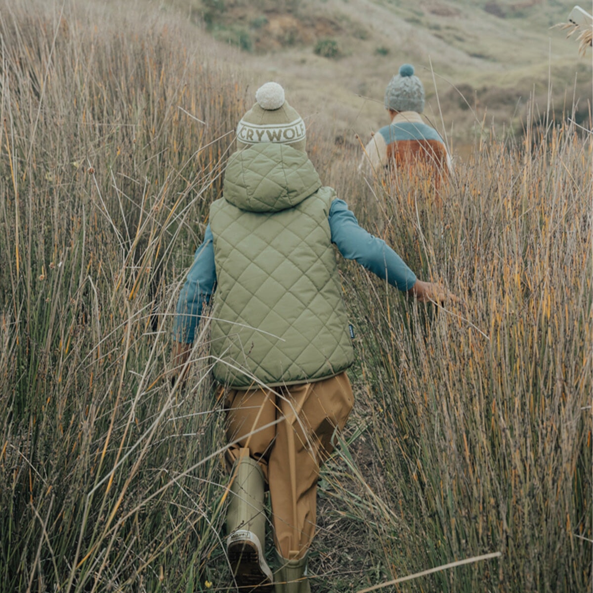 Reversible Yeti Vest Fern/Black