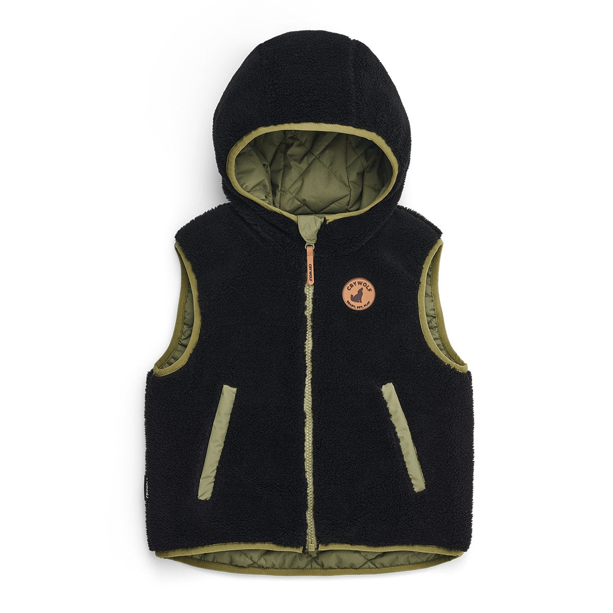 Reversible Yeti Vest Fern/Black