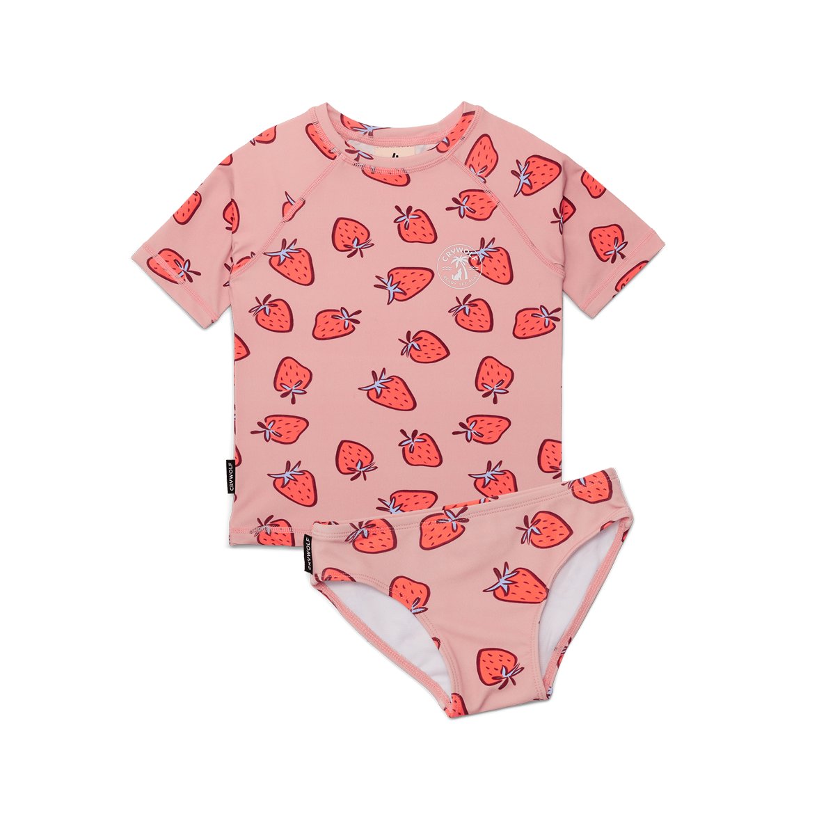 Short Sleeve Rash Set Strawberry Splash