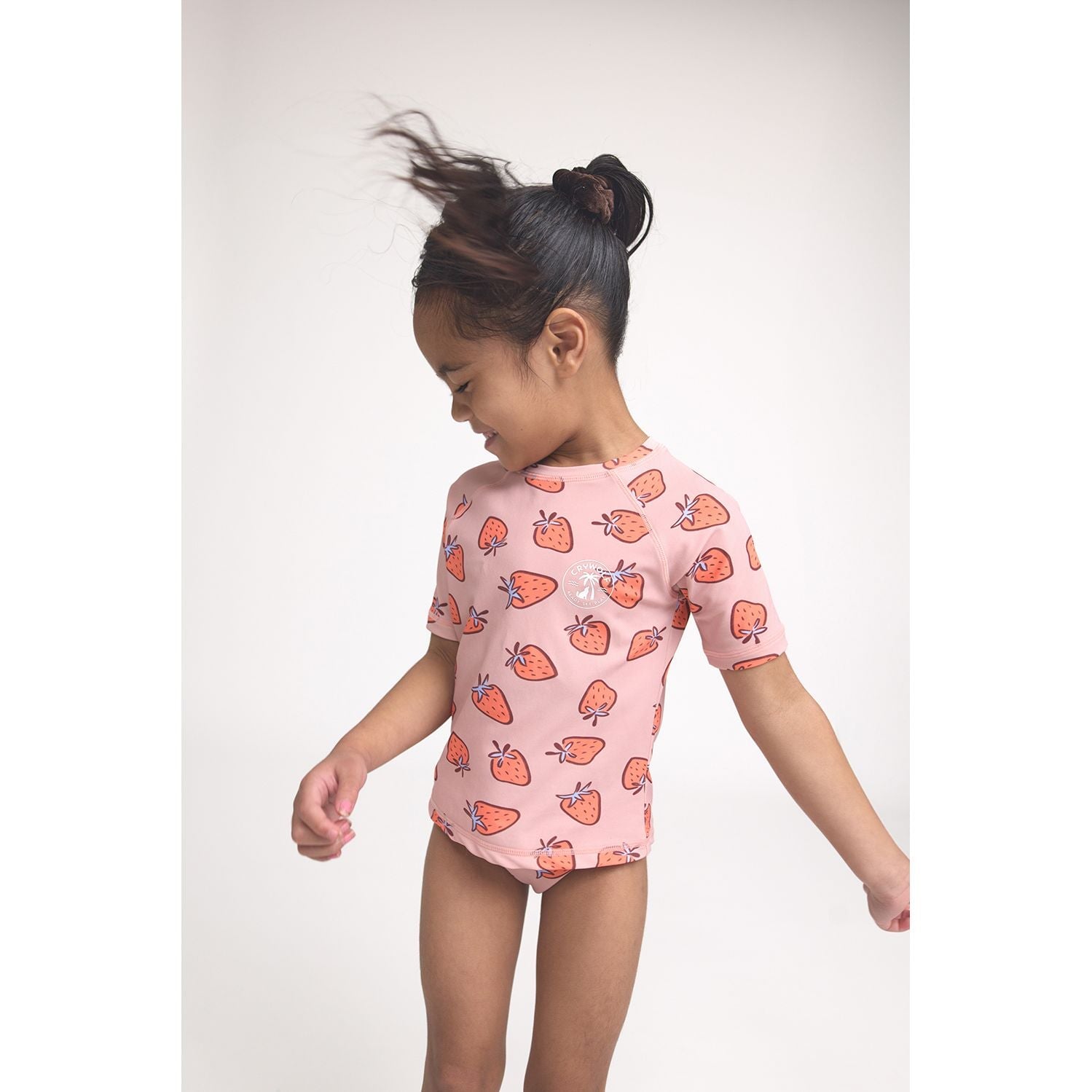 Short Sleeve Rash Set Strawberry Splash