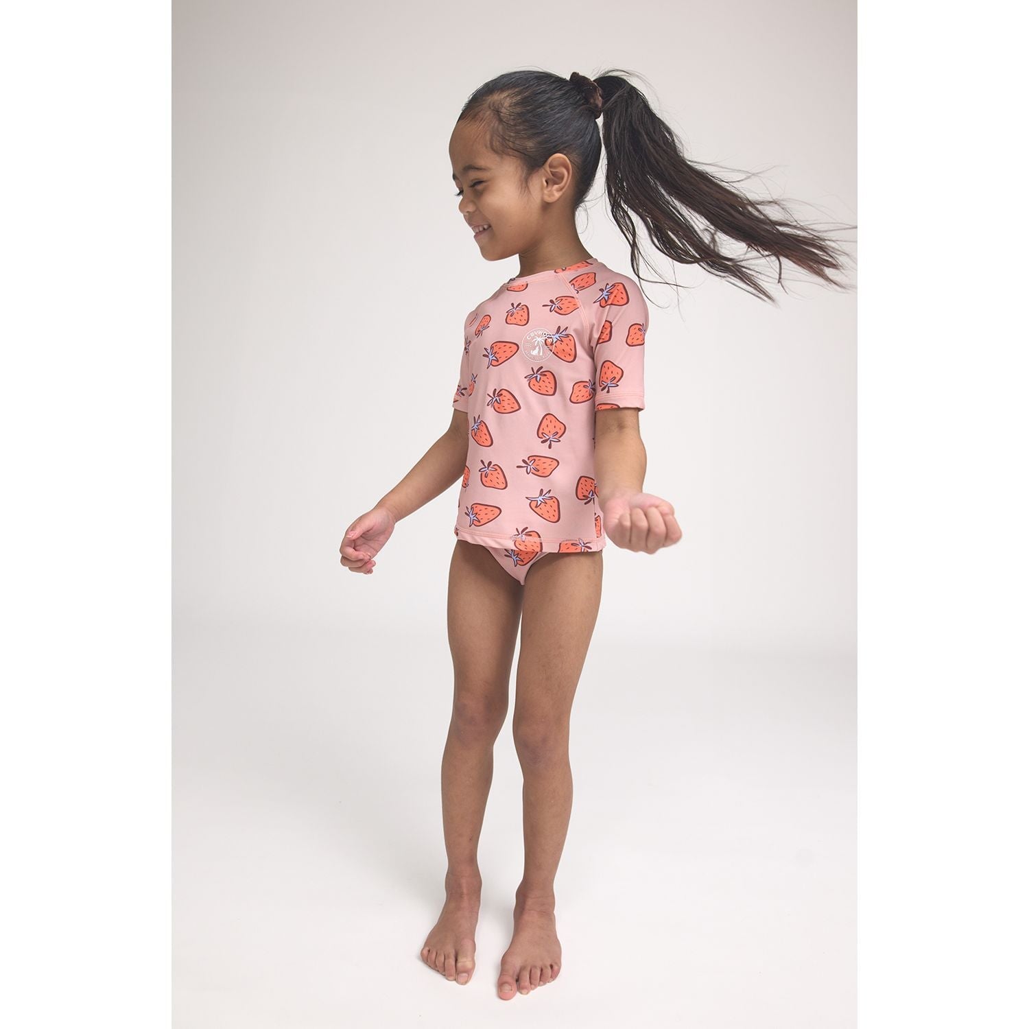Short Sleeve Rash Set Strawberry Splash