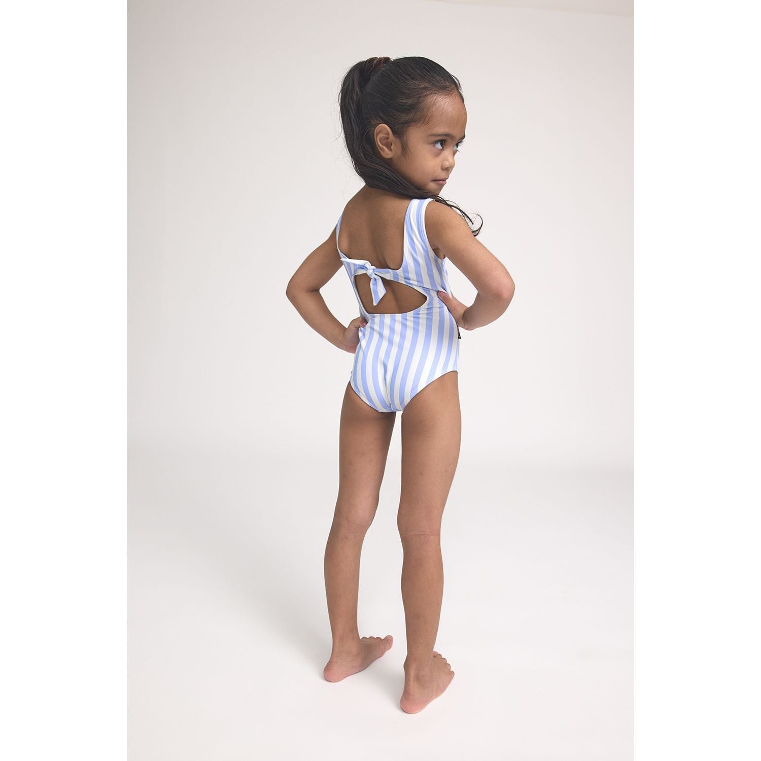 Swimsuit Sky Blue Stripe