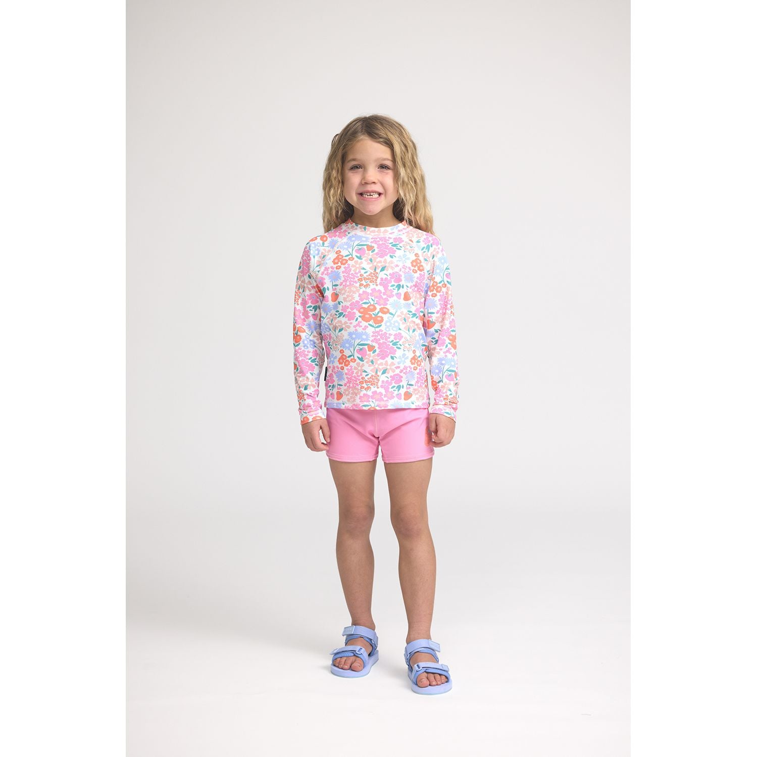 Long Sleeve Rash Vest Berry Garden
