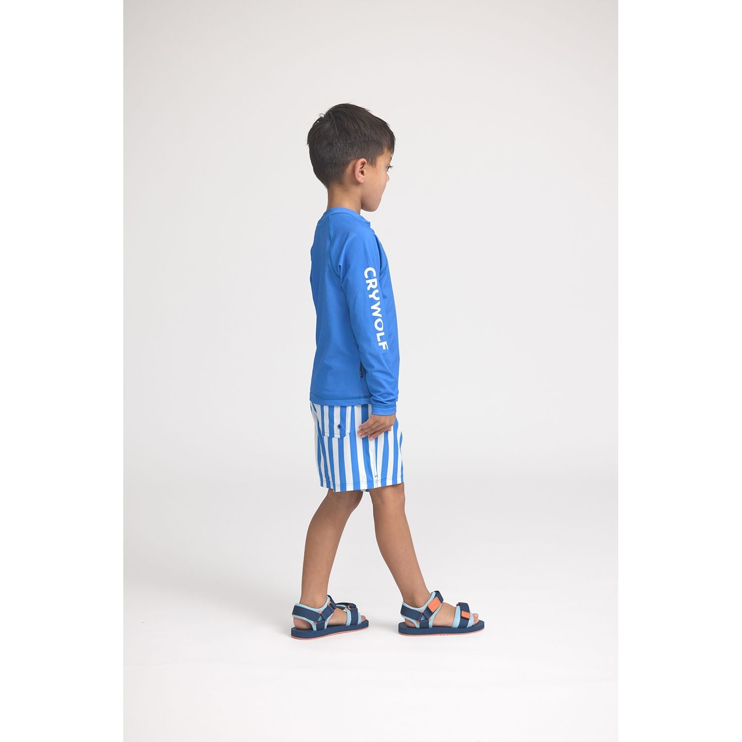 Long Sleeve Rash Vest Deep Sea Blue