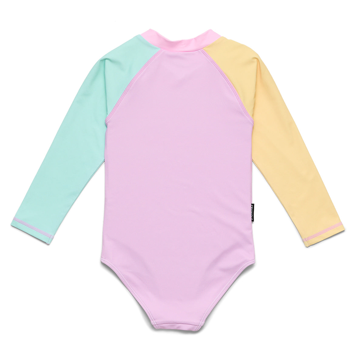 Crywolf Long Sleeve Swimsuit - Poolside Colourblock