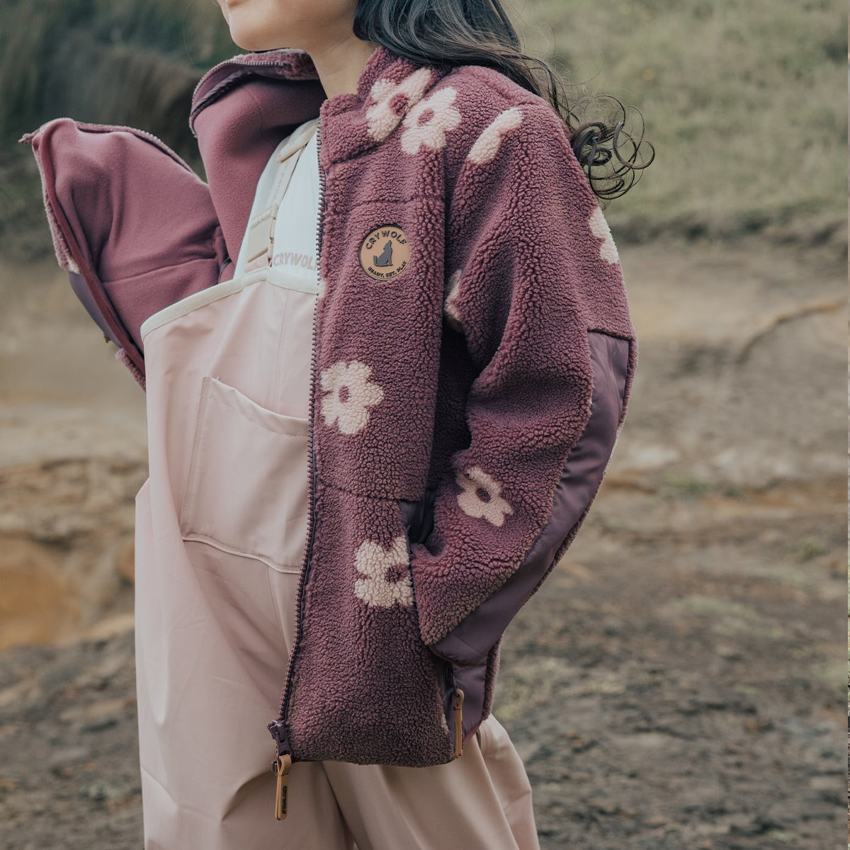 Yeti Jacket Mauve Floral