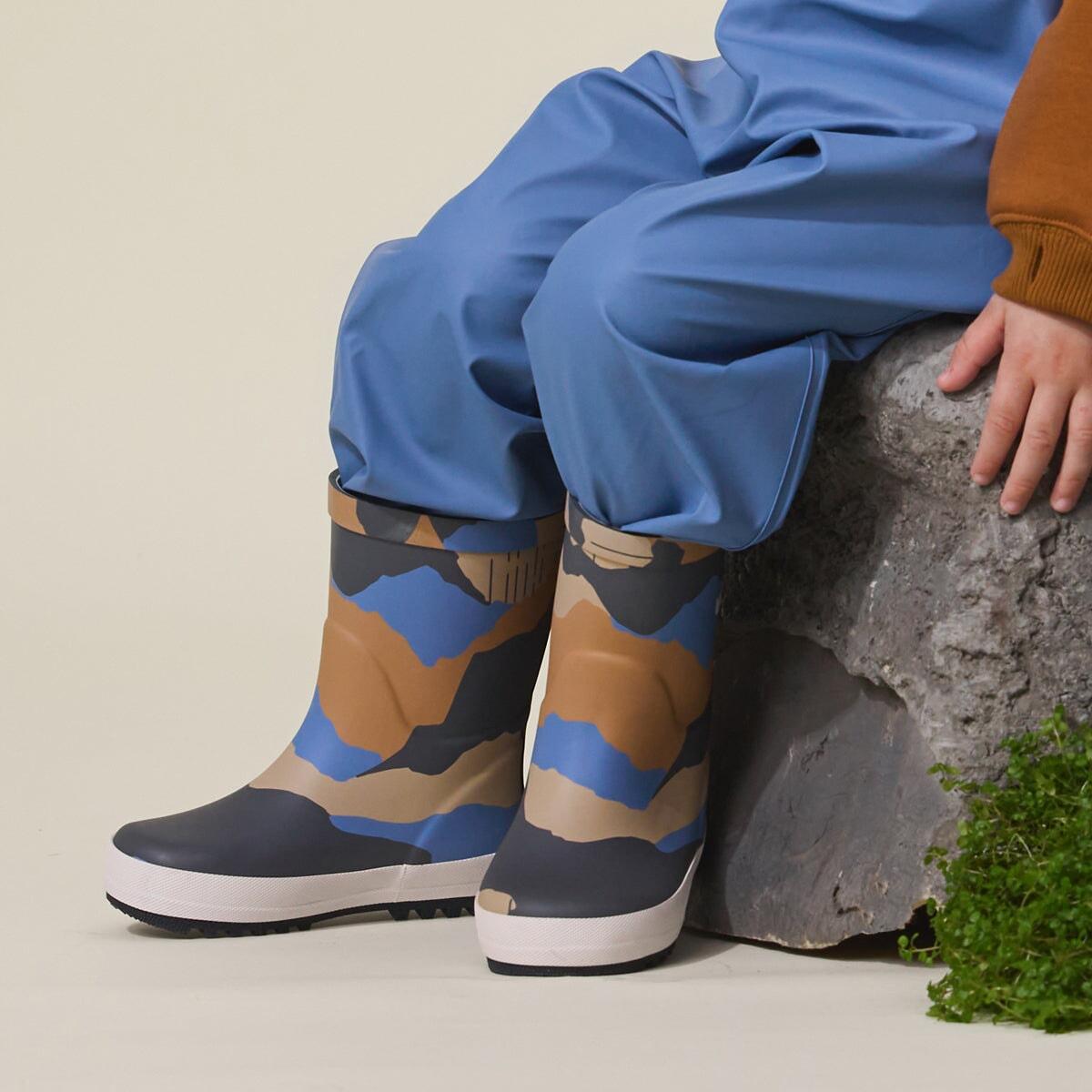 Rain Boots Camo Mountain