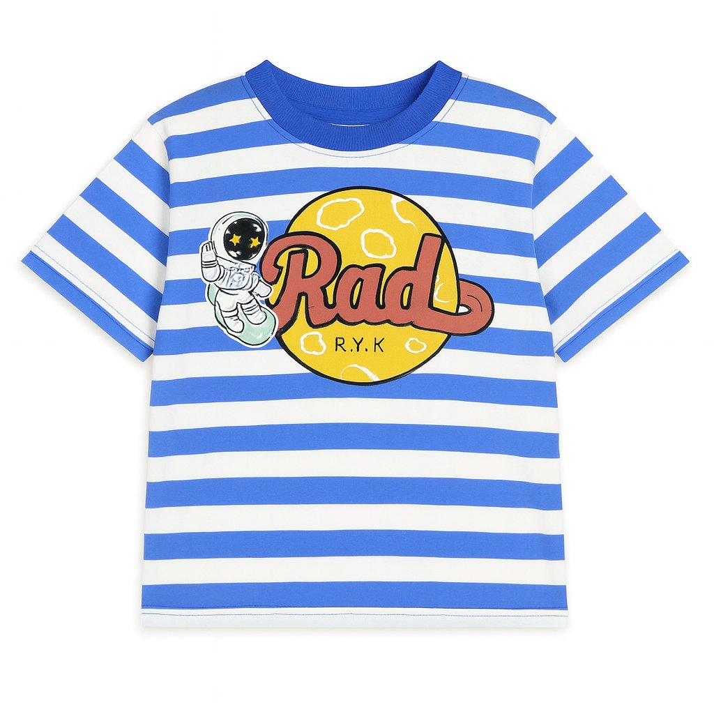 Planet Rad Stripe Short Sleeve T-Shirt