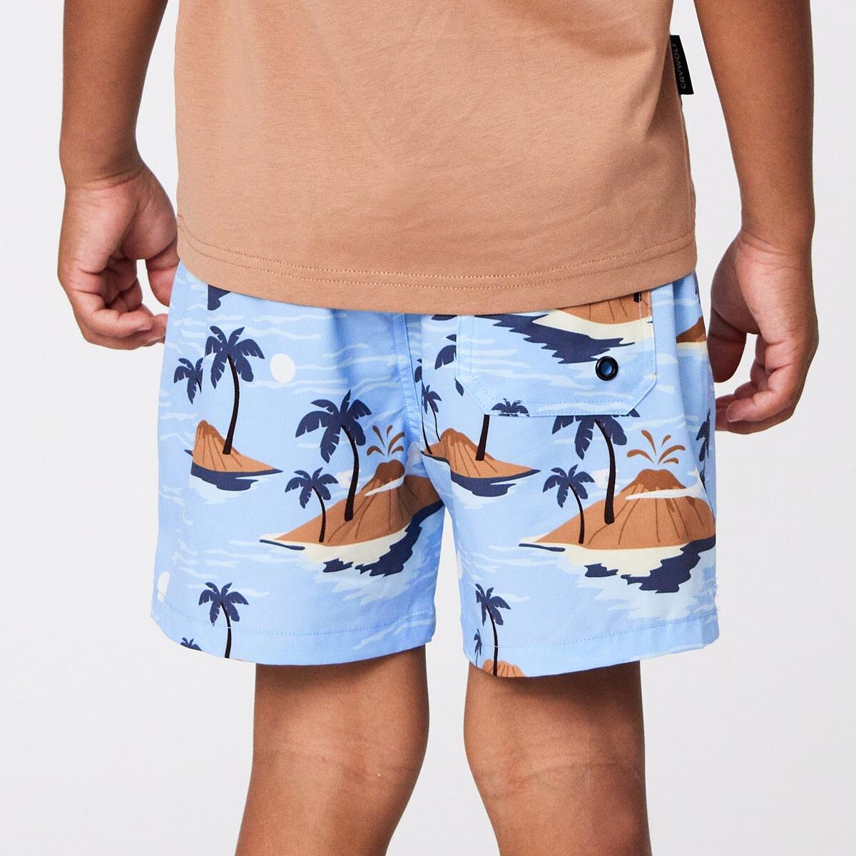 Board Shorts Blue Lost Island