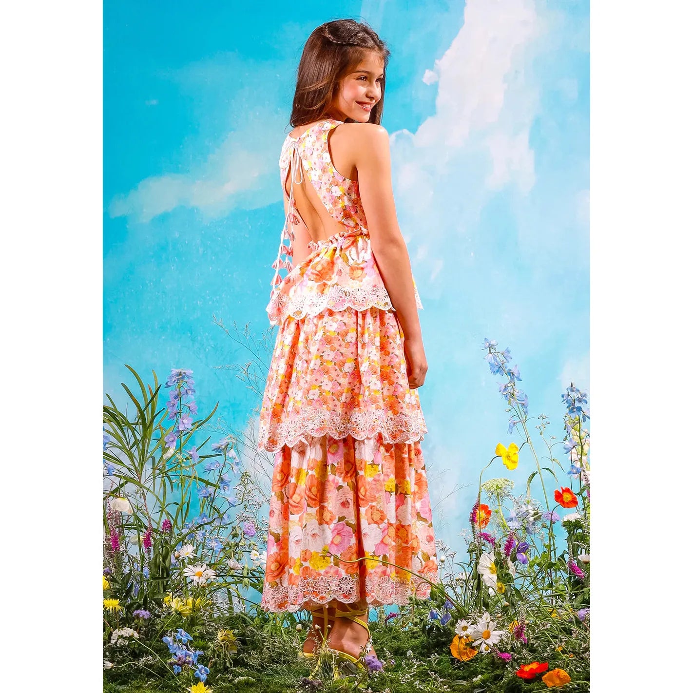 Blossom Embroidered Maxi Dress