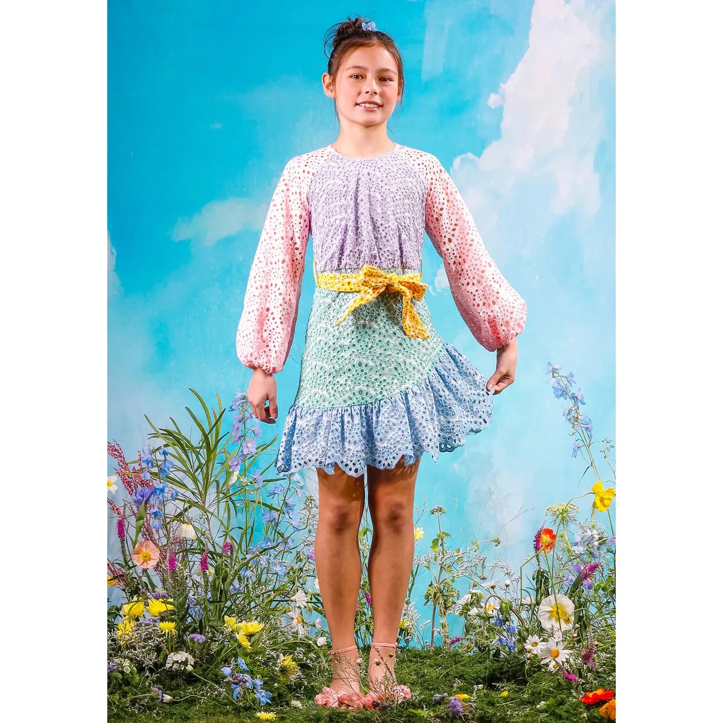 Greta Embroidered Dress