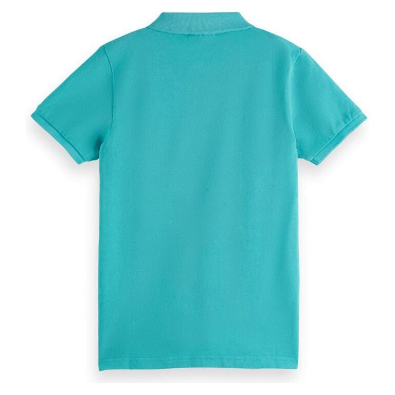 Garment-Dyed Short-Sleeved Polo - Aqua