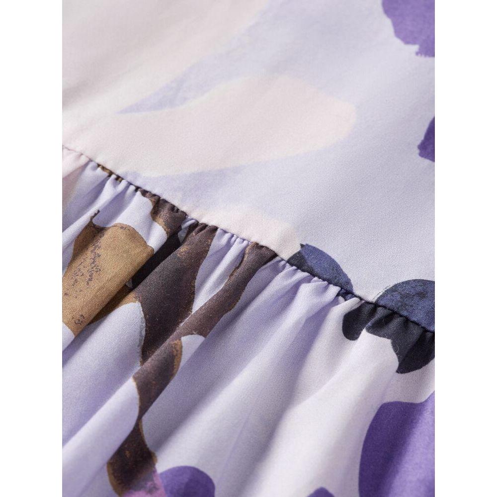 All-Over Printed Short-Sleeved Dress