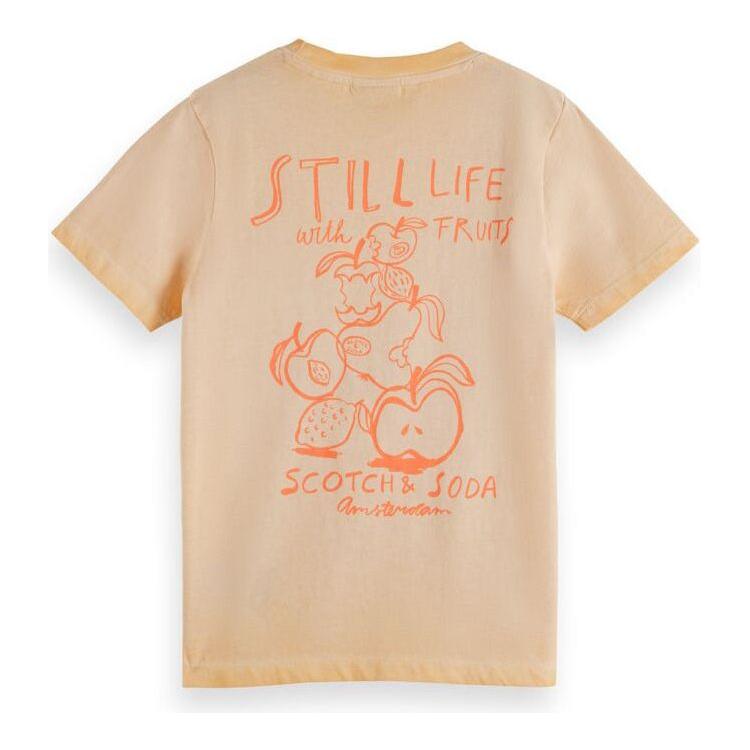 Regularfit Short-Sleeved Wash Tee - Peach