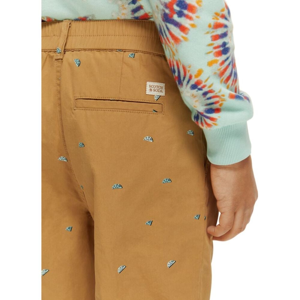 All-Over Printed Peached Chino