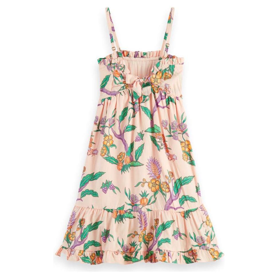 All-Over Printed Smock Detail Dress