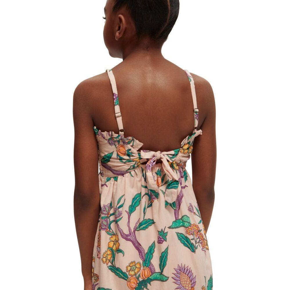 All-Over Printed Smock Detail Dress