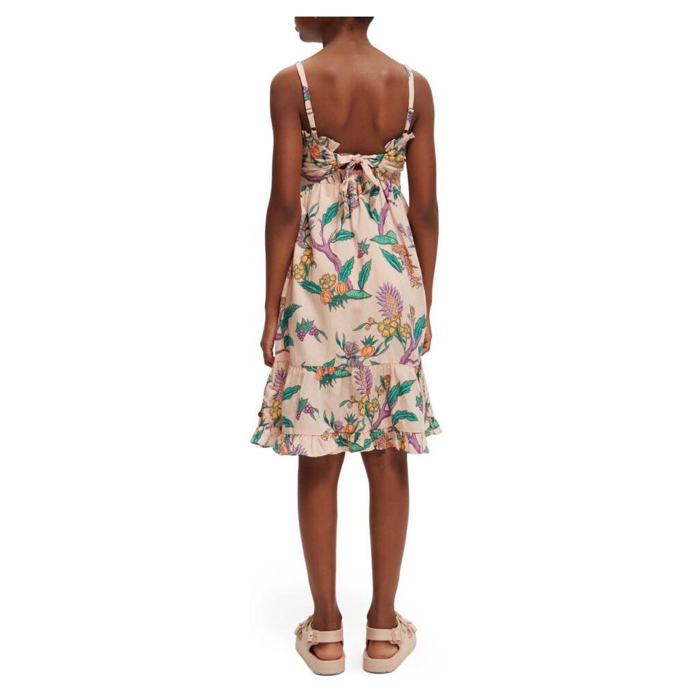 All-Over Printed Smock Detail Dress