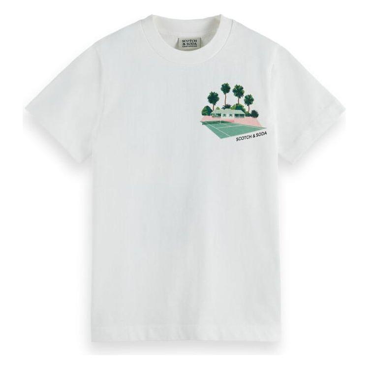 Relaxed-Fit Short-Sleeved Tee - White