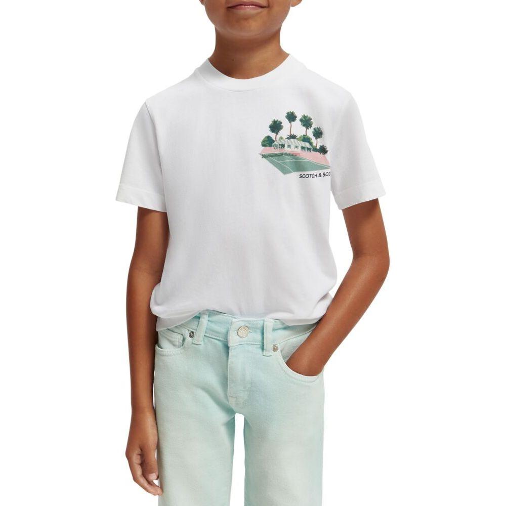 Relaxed-Fit Short-Sleeved Tee - White