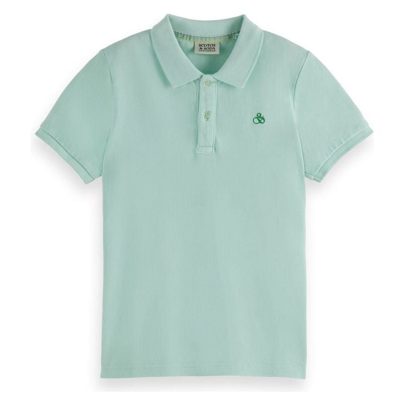 Garment-Dyed Short-Sleeved Polo - Mint