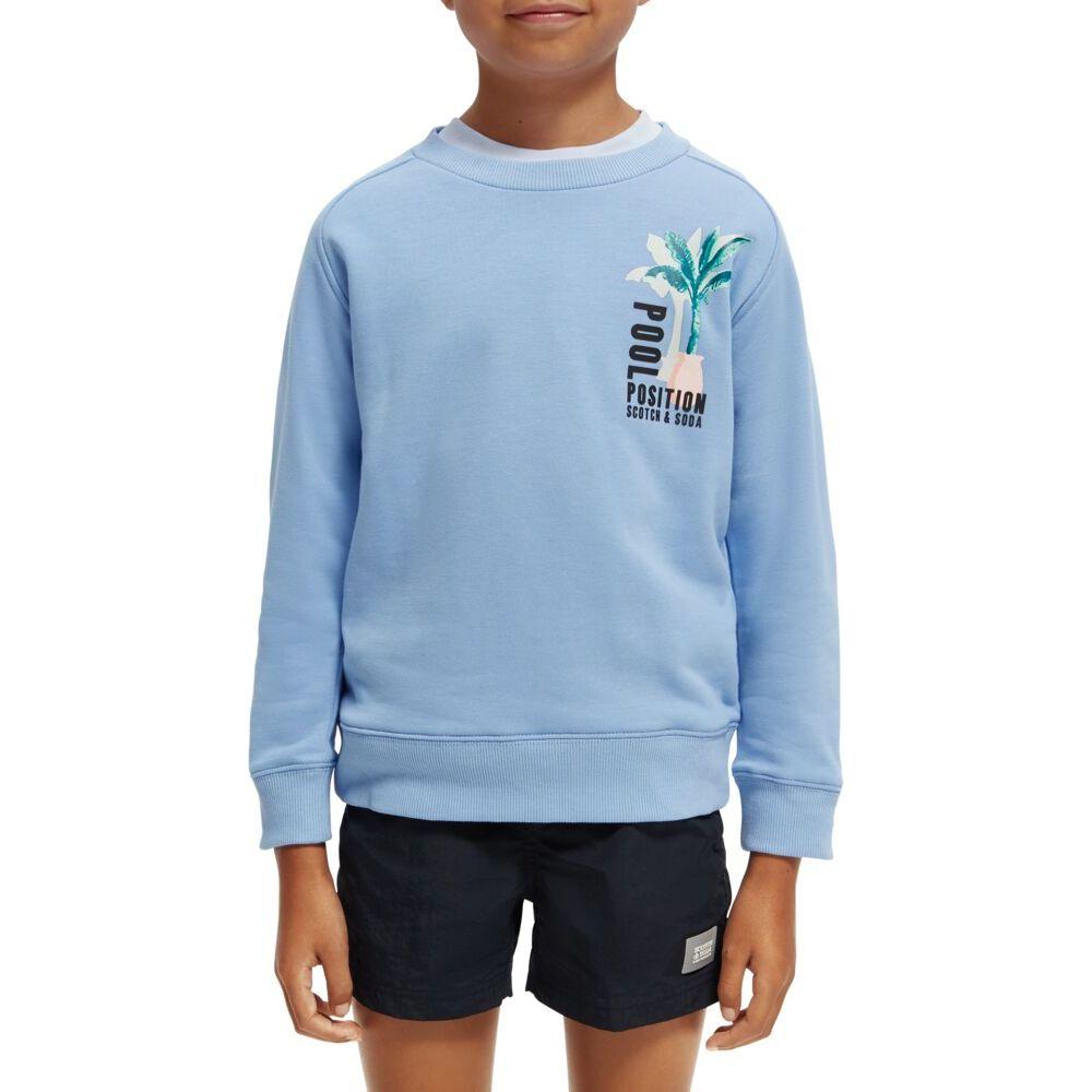 Crewneck Artwork Sweat - Cornflower