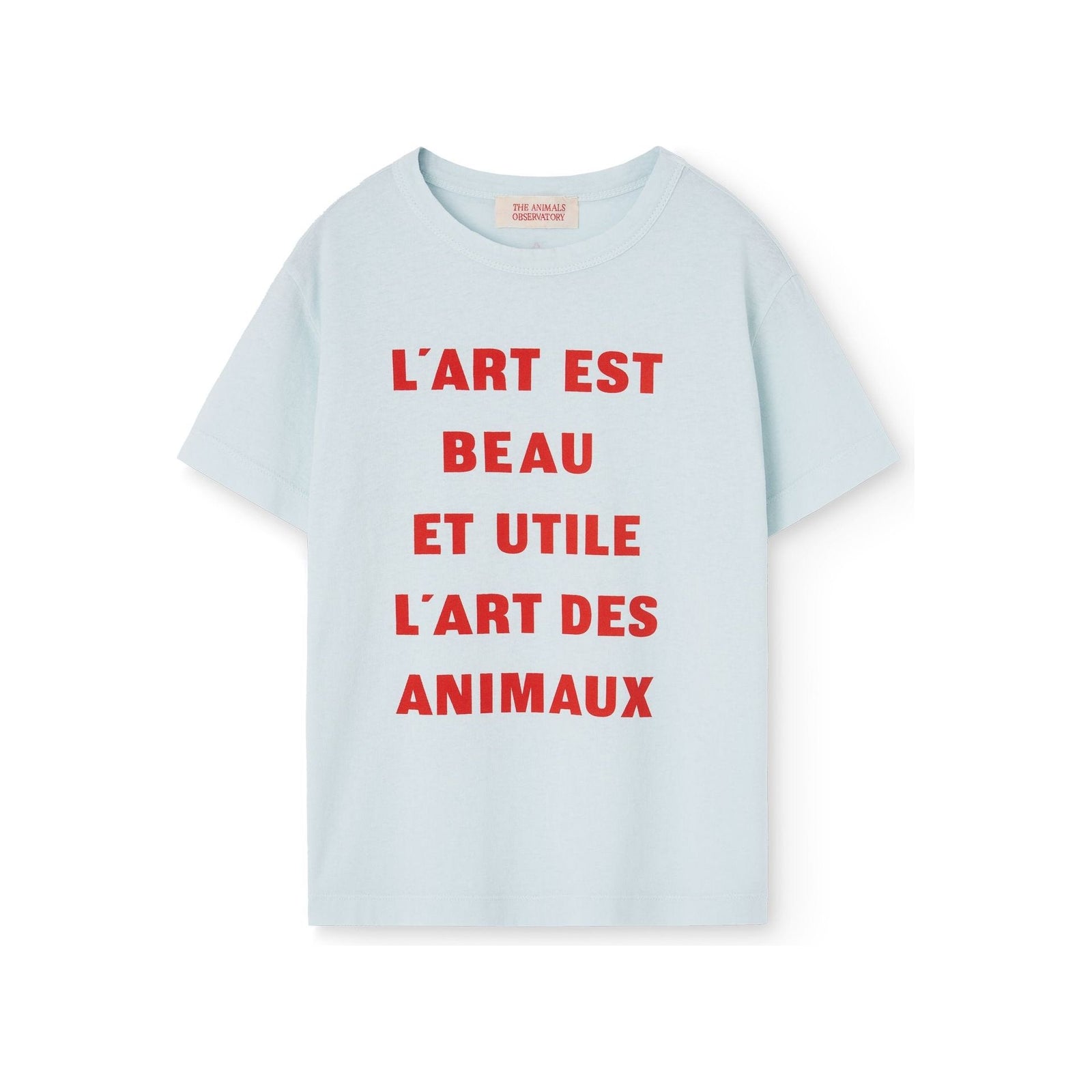 Rooster T-Shirt Soft Blue