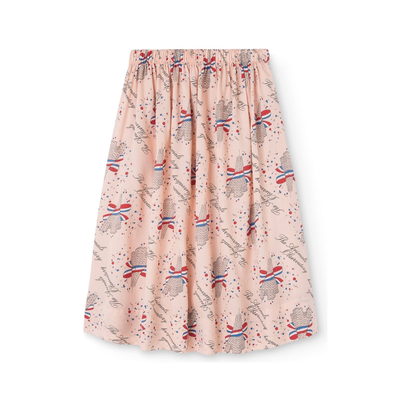 Woven Ladybug Skirt Rose