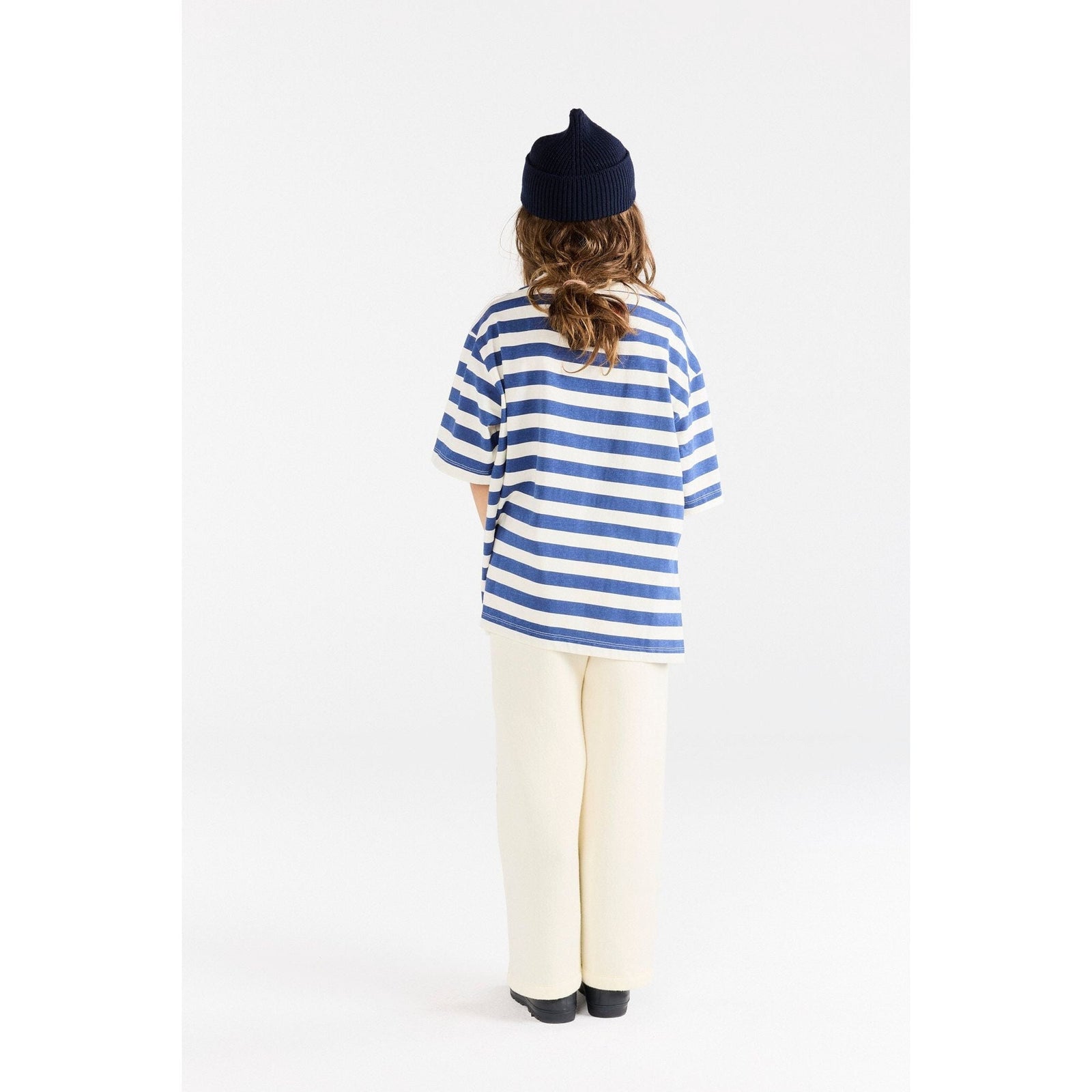 Stripes Navy Collie T-Shirt