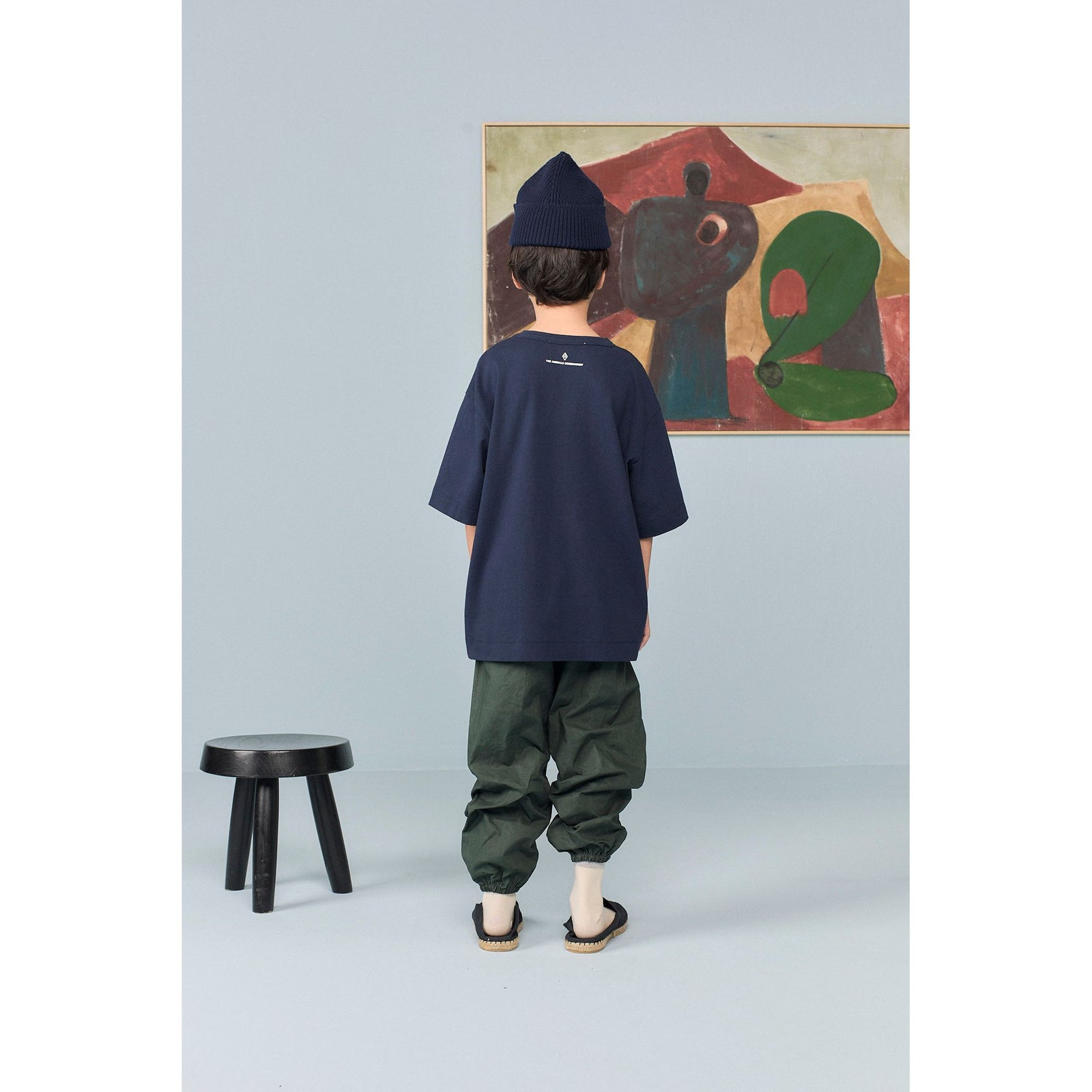 Collie Kid T-Shirt - Navy
