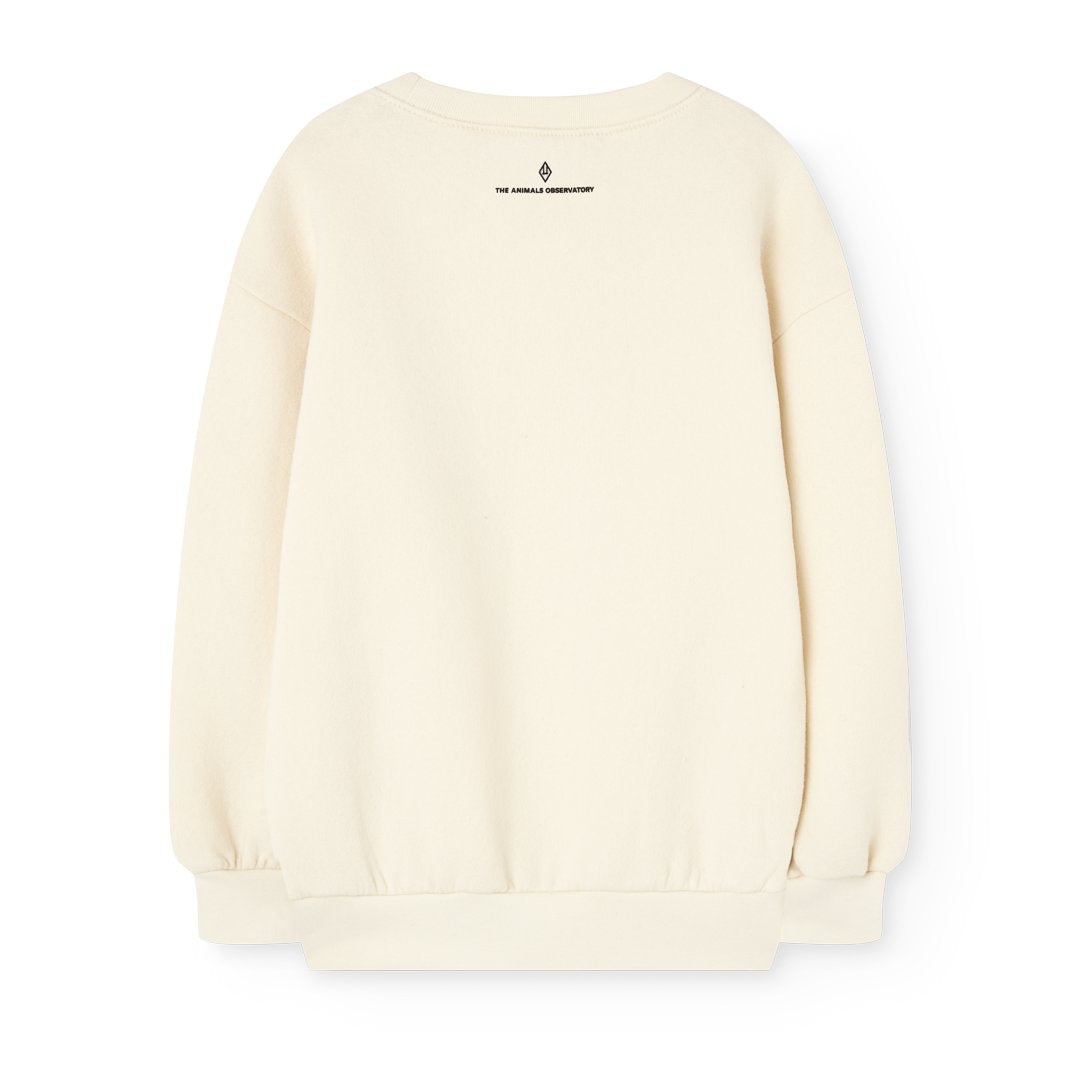 Bear Kid Sweatshirt - Raw White