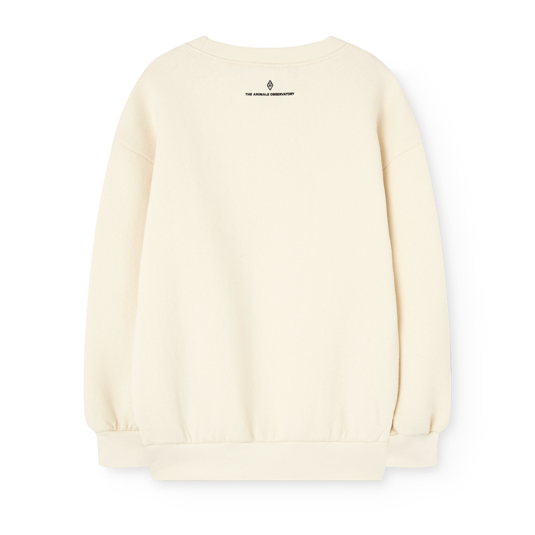 Bear Kid Sweatshirt - Raw White