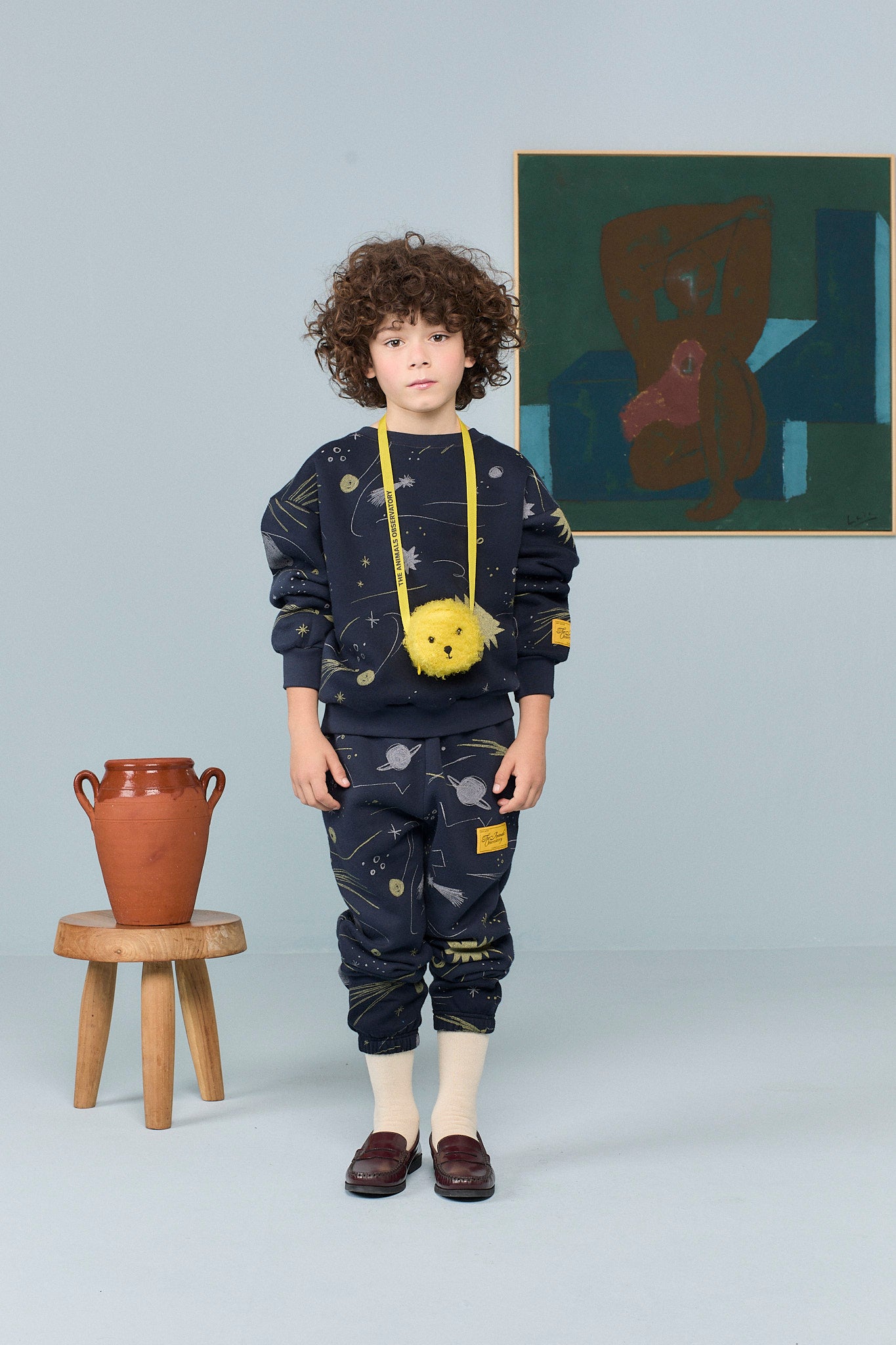 Bear Kid Sweatshirt - Navy