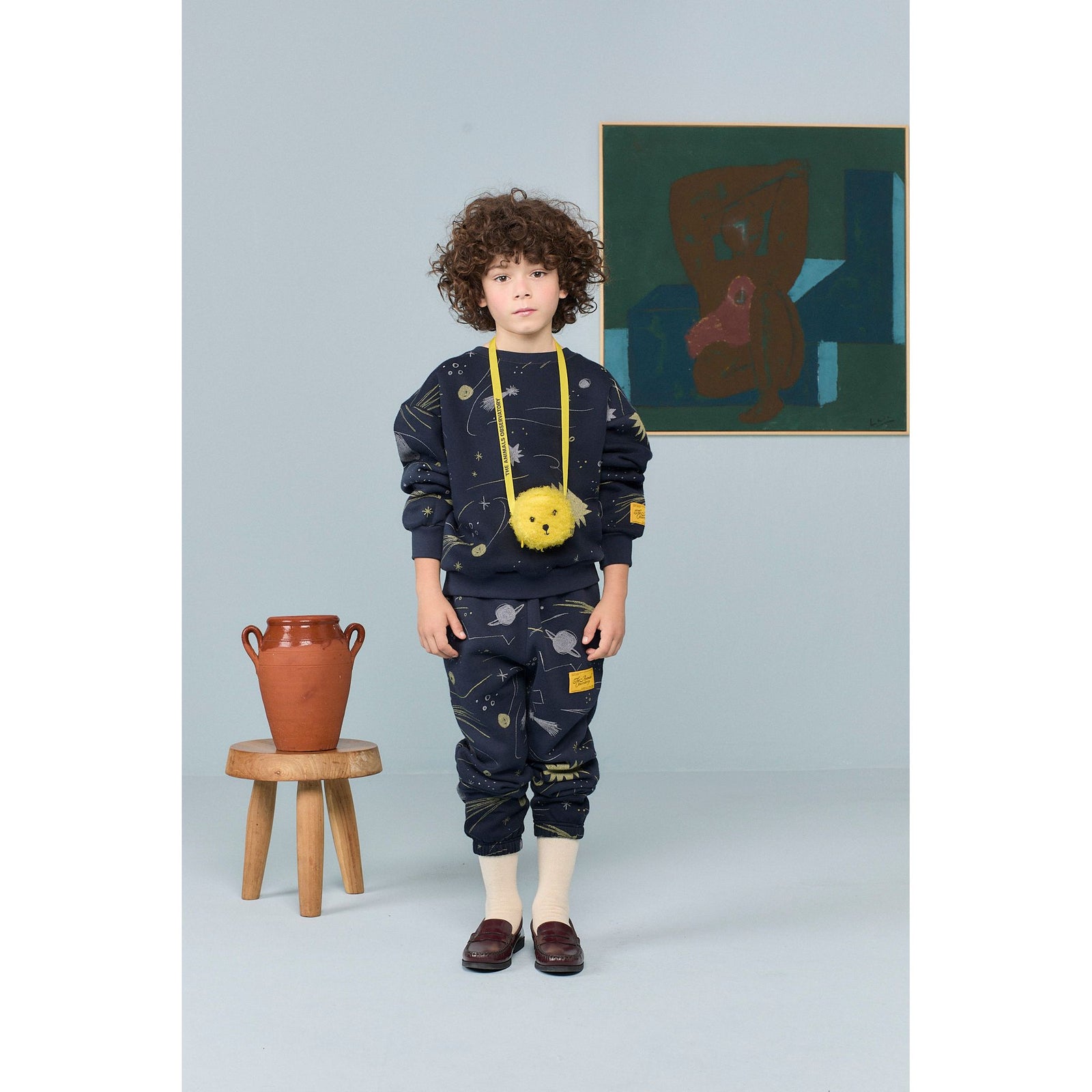 Bear Kid Sweatshirt - Navy